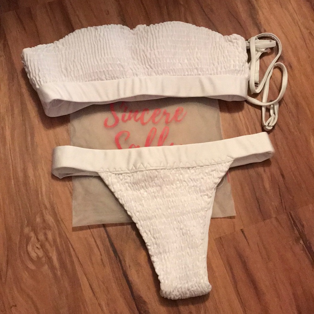 White bikini